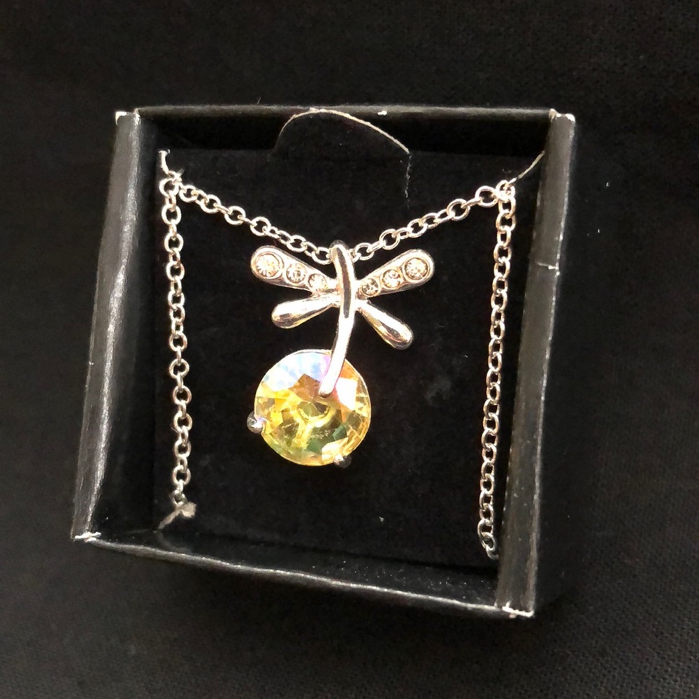 Avon dragonfly necklace